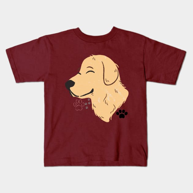 dog Kids T-Shirt by medfrigo